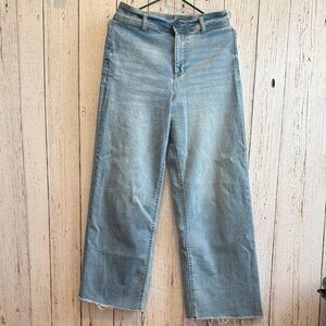 Classic Denim Wide Leg Jeans